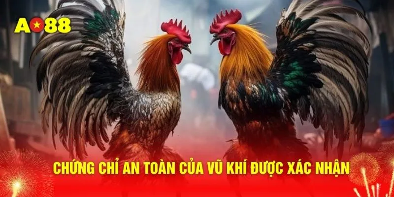 Chứng chỉ an toàn của vũ khí được xác nhận 