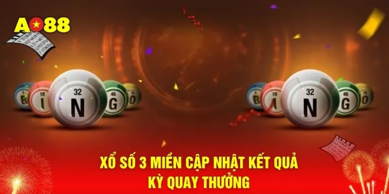 Xổ số 3 miền cập nhật kết quả kỳ quay thưởng